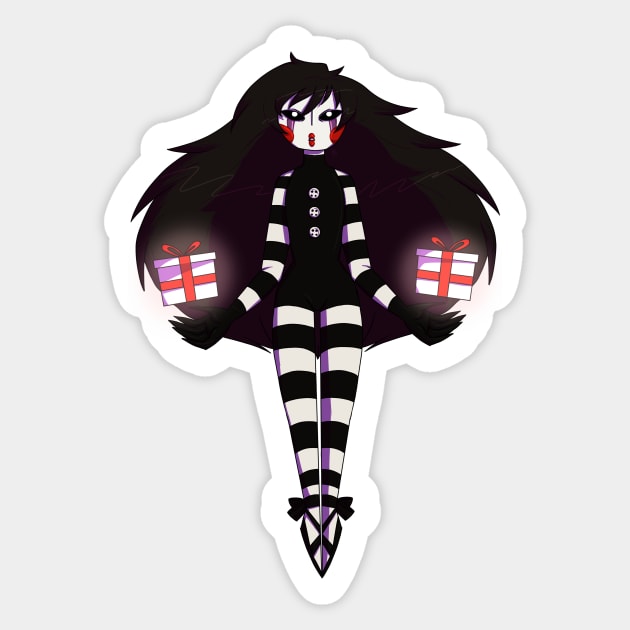 The Marionette Gijinka Transparent Sticker by spaceagebarbie